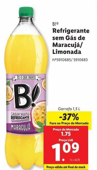 Lidl Refrescos b! promoção