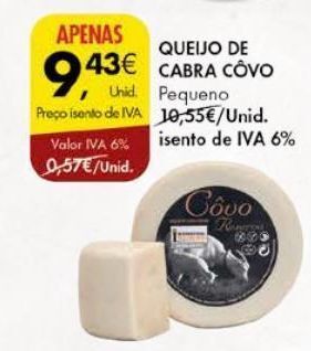 Pingo Doce Queijo de cabra promoção