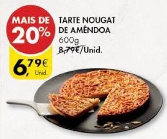 Pingo Doce Tarte nougat de amendoa promoção