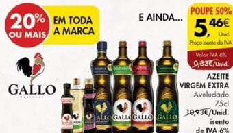 Pingo Doce Azeite gallo promoção