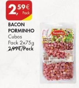 Pingo Doce Bacon porminho promoção