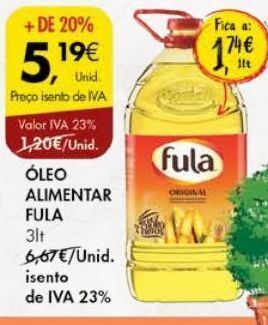 Pingo Doce Óleos fula promoção