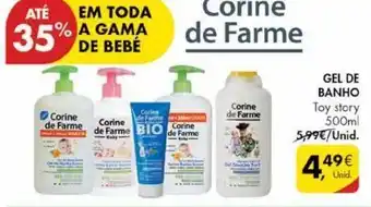 Pingo Doce Gel de banho corine de farme promoção