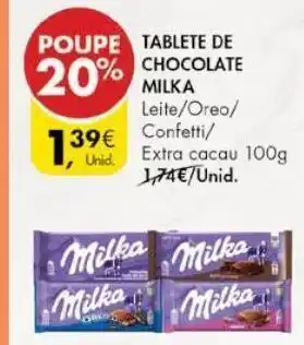 Pingo Doce Chocolates milka promoção
