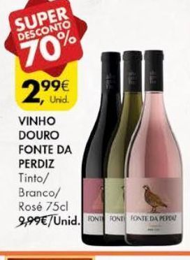 Pingo Doce Vinho douro fonte da perdiz promoção