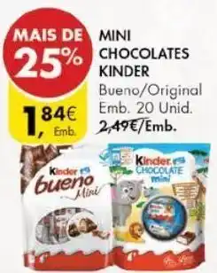 Pingo Doce Chocolates kinder promoção
