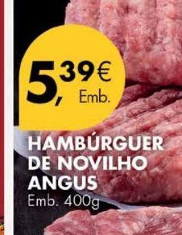 Pingo Doce Hambúrguer de novilho promoção