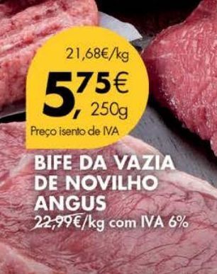 Pingo Doce Bife novilho promoção