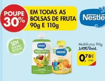 Pingo Doce Bolsas de fruta nestlé promoção
