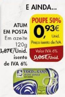 Pingo Doce Atum vasco da gama promoção