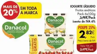 Pingo Doce Iogurte danacol promoção