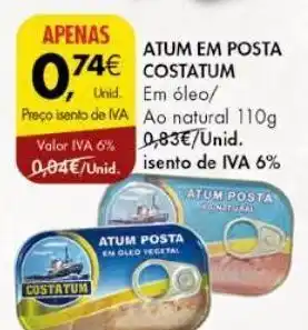 Pingo Doce Atum costatum promoção