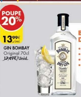 Pingo Doce Gin bombay promoção