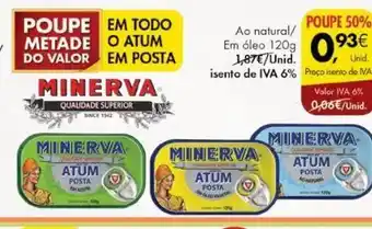 Pingo Doce Atum minerva promoção