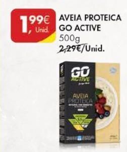 Pingo Doce Aveia proteica go active promoção