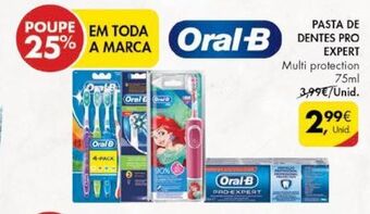 Pasta dos dentes oral b