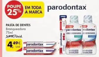 Pasta dos dentes paradontax
