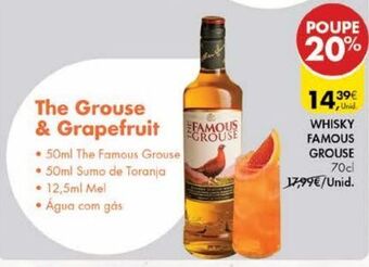 Pingo Doce Whisky escocês the famous grouse promoção