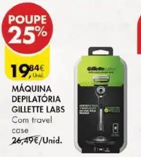 Máquina depilação masculina gillette