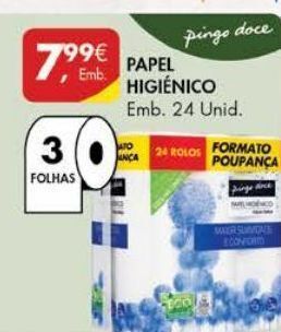 Pingo Doce Papel higiênico pingo doce promoção