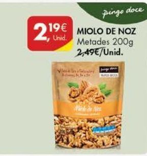 Pingo Doce Miolo de noz promoção