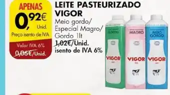 Pingo Doce Leite pasteurizado vigor promoção