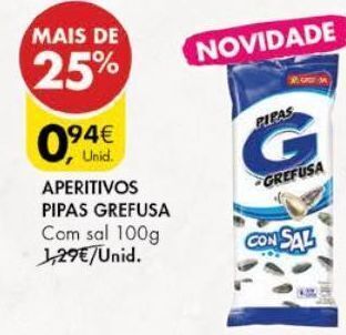 Pingo Doce Aperitivos grefusa promoção