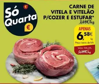 Pingo Doce Carnes de vitela e vitelao promoção