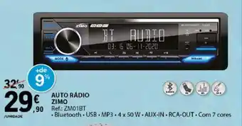 E.Leclerc AUTO RÁDIO ZIMO promoção
