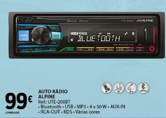 AUTO RÁDIO ALPINE