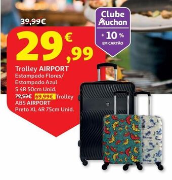Auchan Trolley abs airport promoção