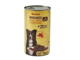 Auchan Comida húmida p/cão auchan promoção