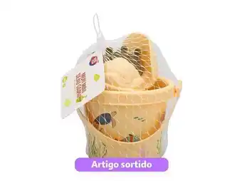 Auchan Balde de praia one two fun 8pcs 600124528 promoção