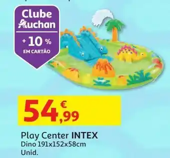 Auchan Play center intex dino 191x152x58 600102682 promoção