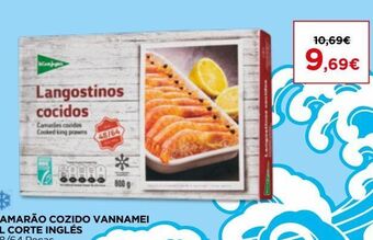 El Corte Inglés Camarão cozido el corte inglés promoção
