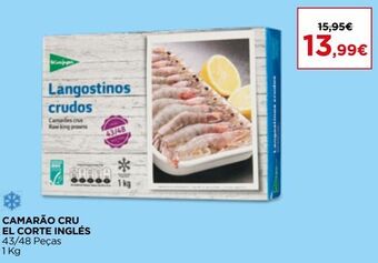 El Corte Inglés Camarão cru el corte inglés promoção