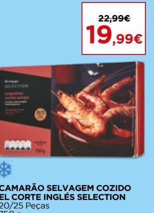 El Corte Inglés Camarão cozido el corte inglés promoção
