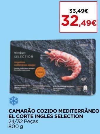 El Corte Inglés Camarão cozido el corte inglés promoção