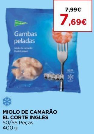 El Corte Inglés Camarão el corte inglés promoção