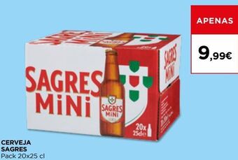 Cerveja sagres mini
