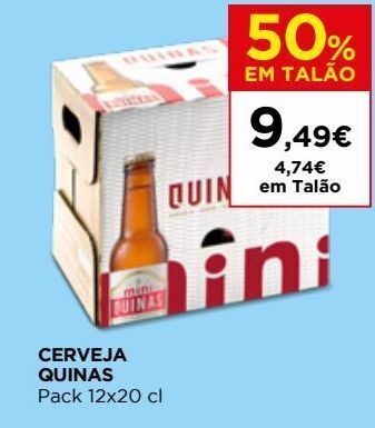 El Corte Inglés Cerveja quinas promoção