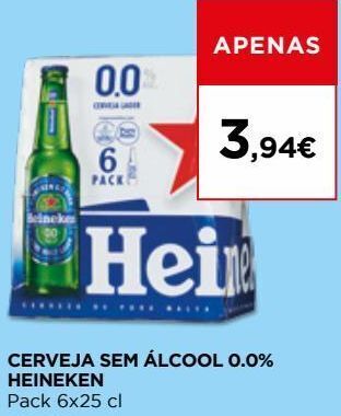 Cerveja sem álcool heineken