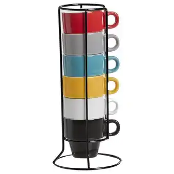 Conjunto de 6 chávenas de café