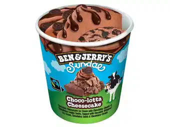 Auchan B&j choc-lotta cheesecake sundae promoção