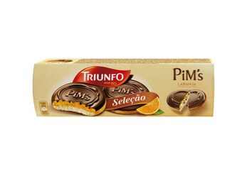 Bolachas cobertas triunfo