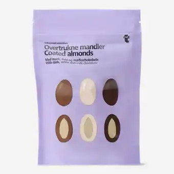Amêndoas com cobertura de chocolate