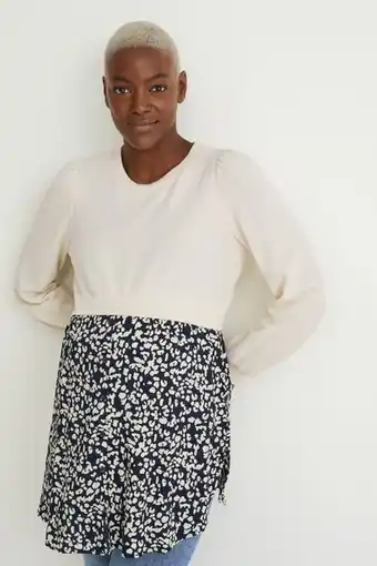 C&A Maternity sweatshirt - 2-in-1 look promoção