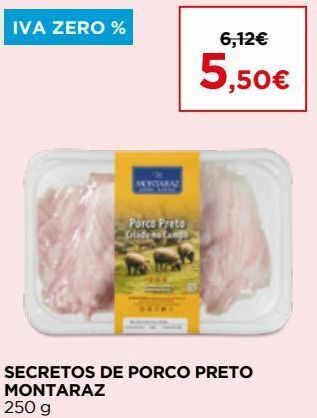 El Corte Inglés Carne suína montaraz promoção