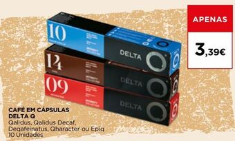 Cápsulas de café delta q