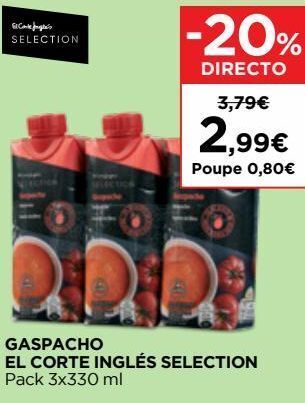 El Corte Inglés Gaspacho el corte inglés promoção